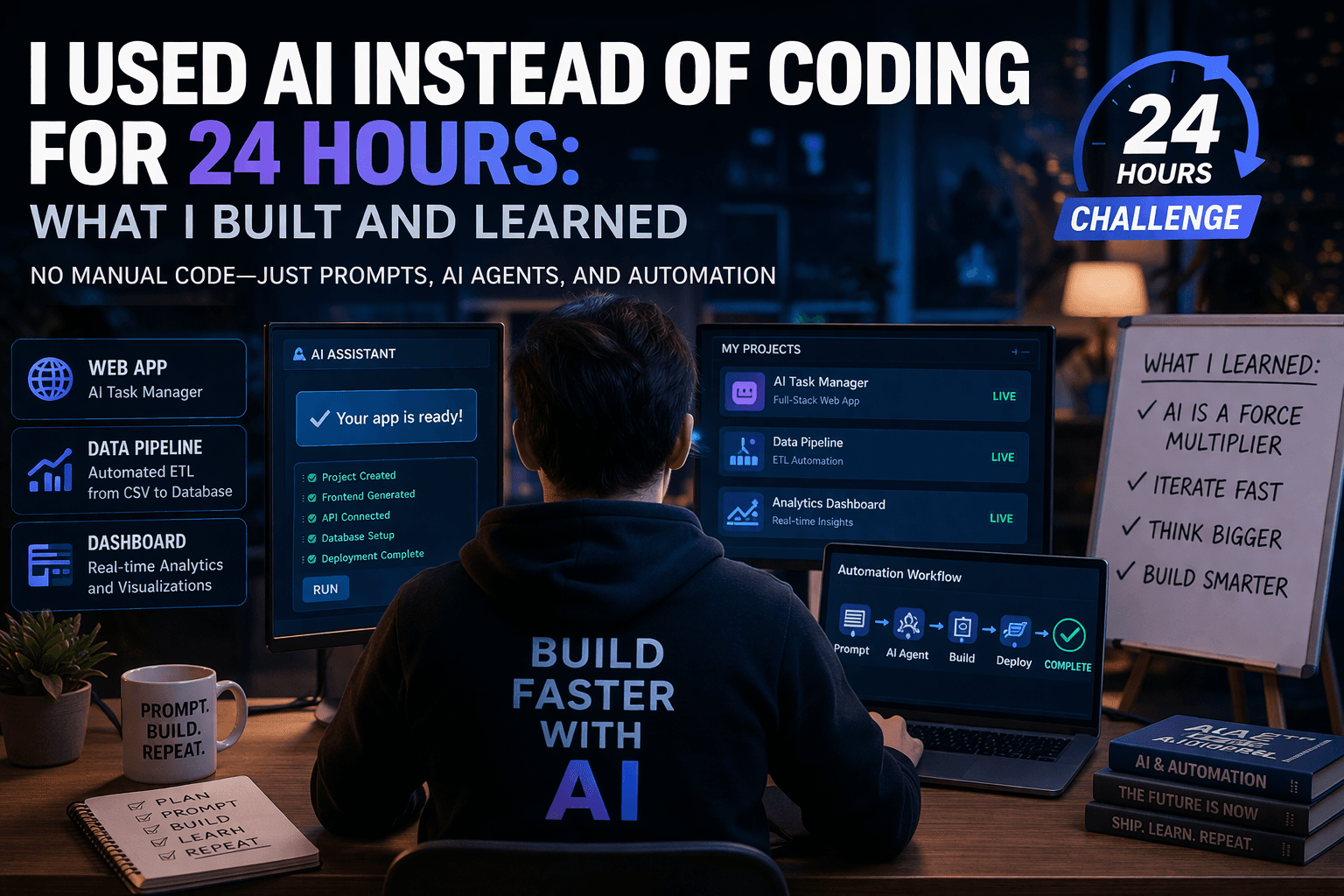 The AI‑first stack 2026: Cursor, Copilot Workspace, v0, Replit Agent — coding at the speed of thought.