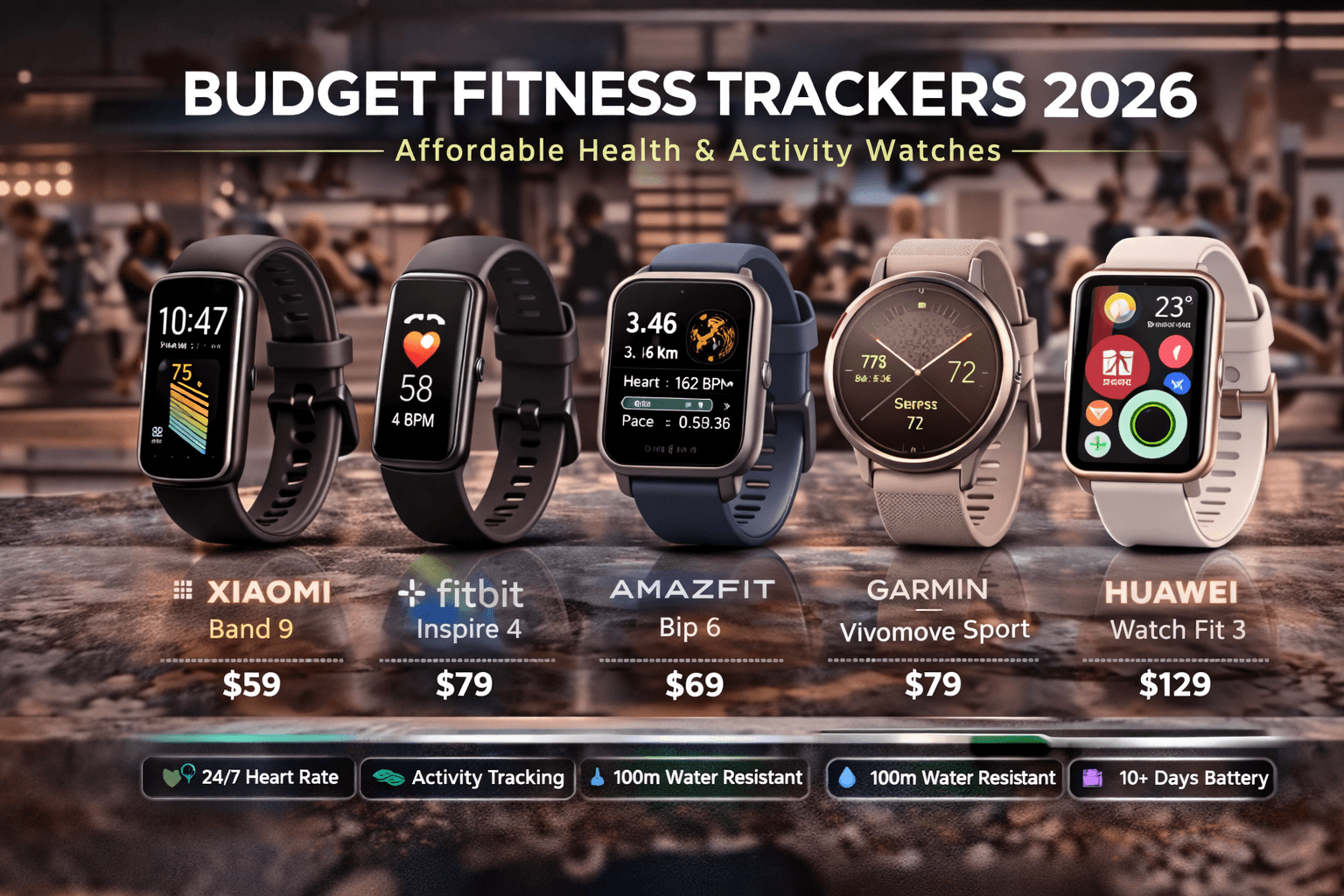 Budget fitness trackers 2026: entry-level health monitoring at accessible ₹2,500-8,000 price points