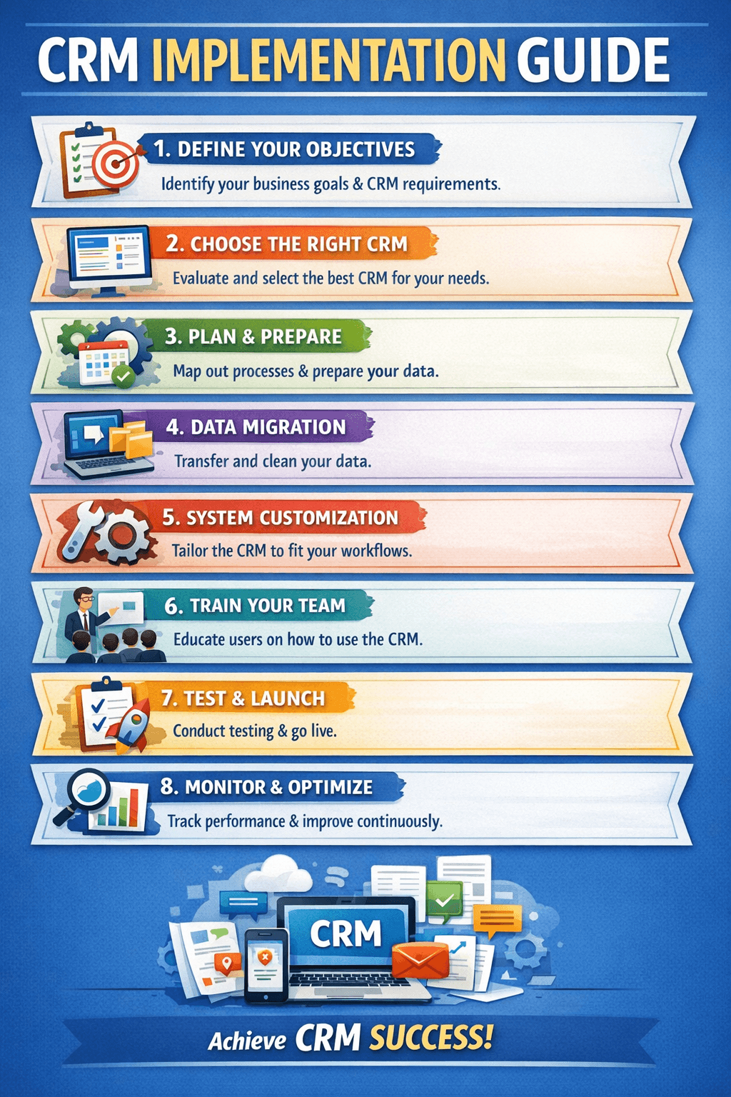 CRM Implementation: A Step‑by‑Step Guide to Success (2026)