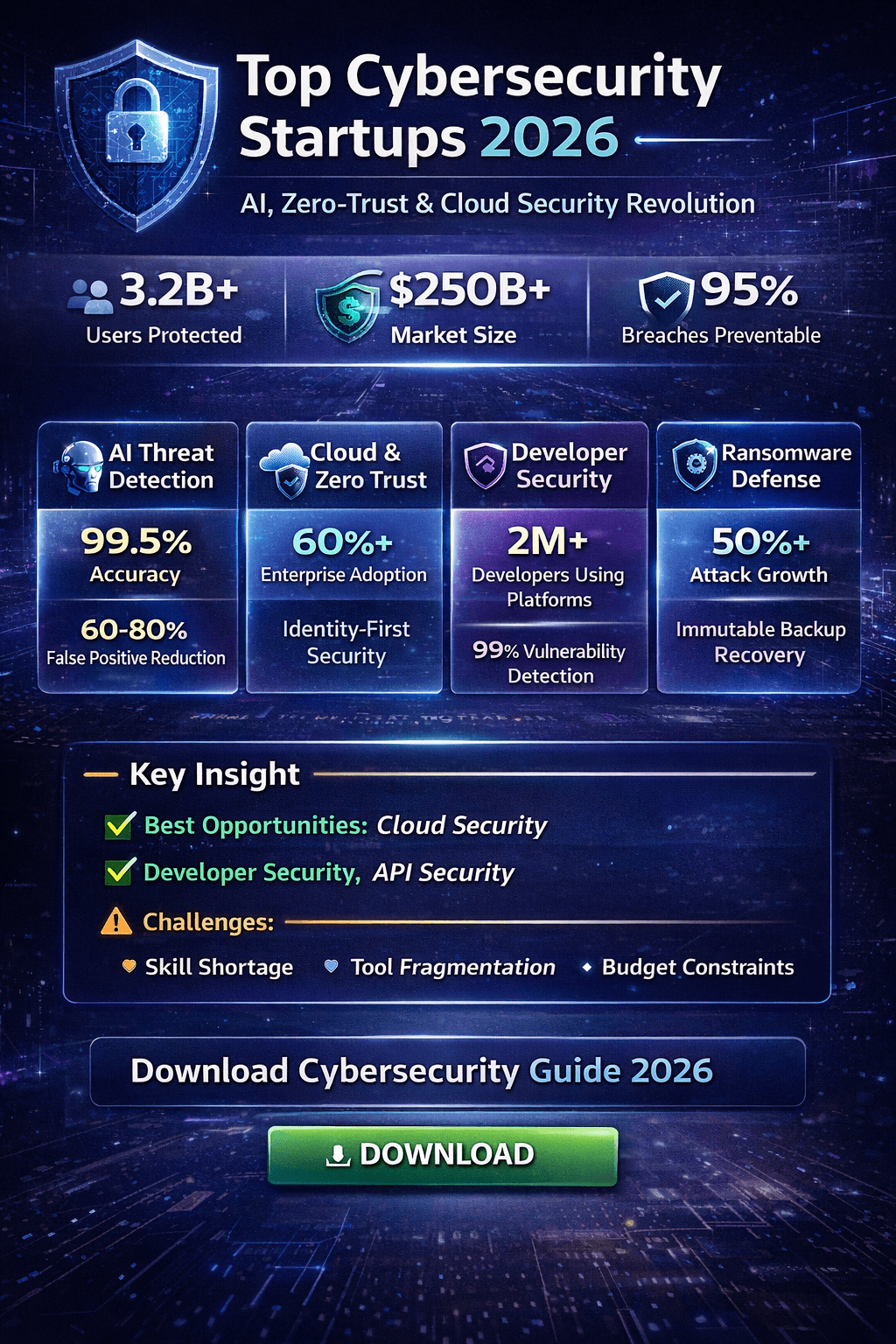 Top Cybersecurity Startups Protecting Digital Assets 2026: Advanced Threat Defense