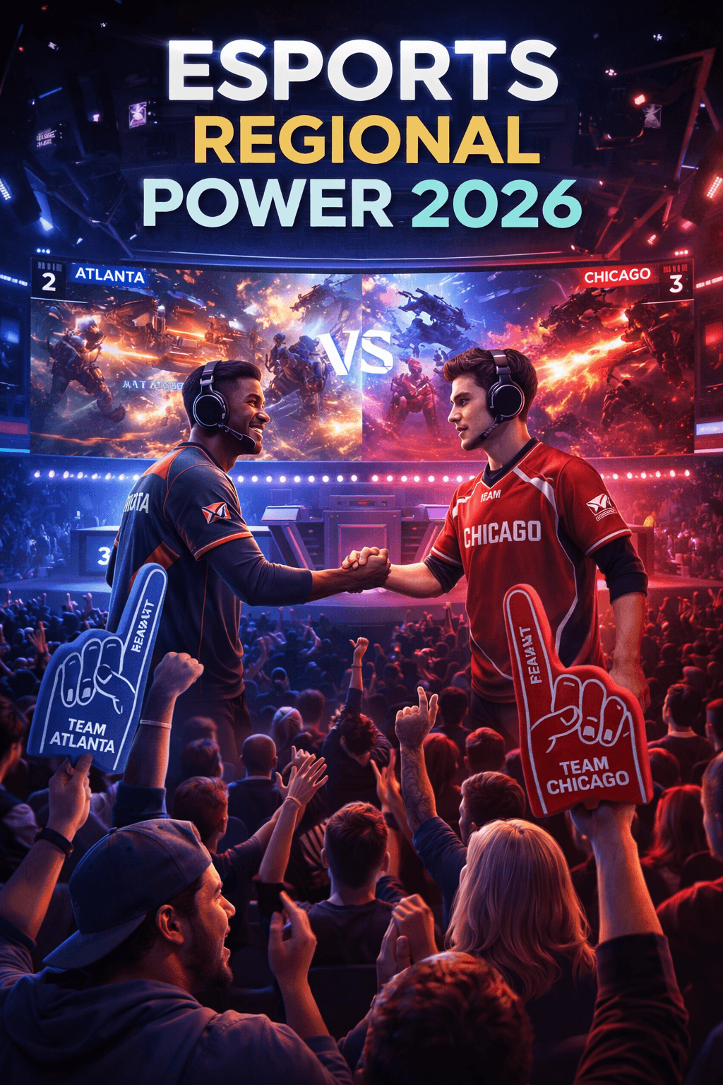 Regional esports dominance by game: Korea and China lead in player talent, Europe excels in viewership, North America integrates with mainstream media