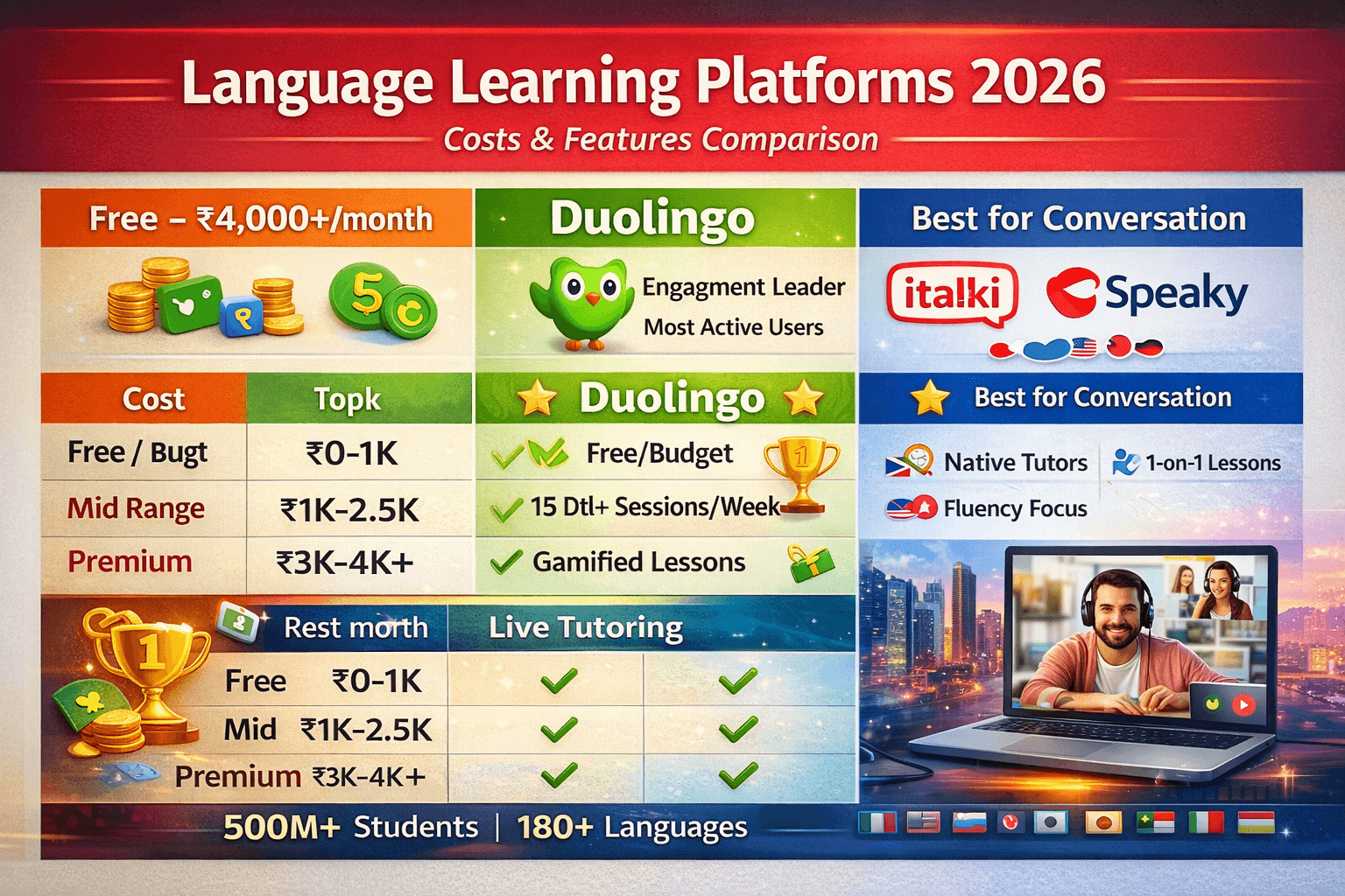 Best Language Learning Platforms and Apps 2026: Fluency Acceleration and Mastery