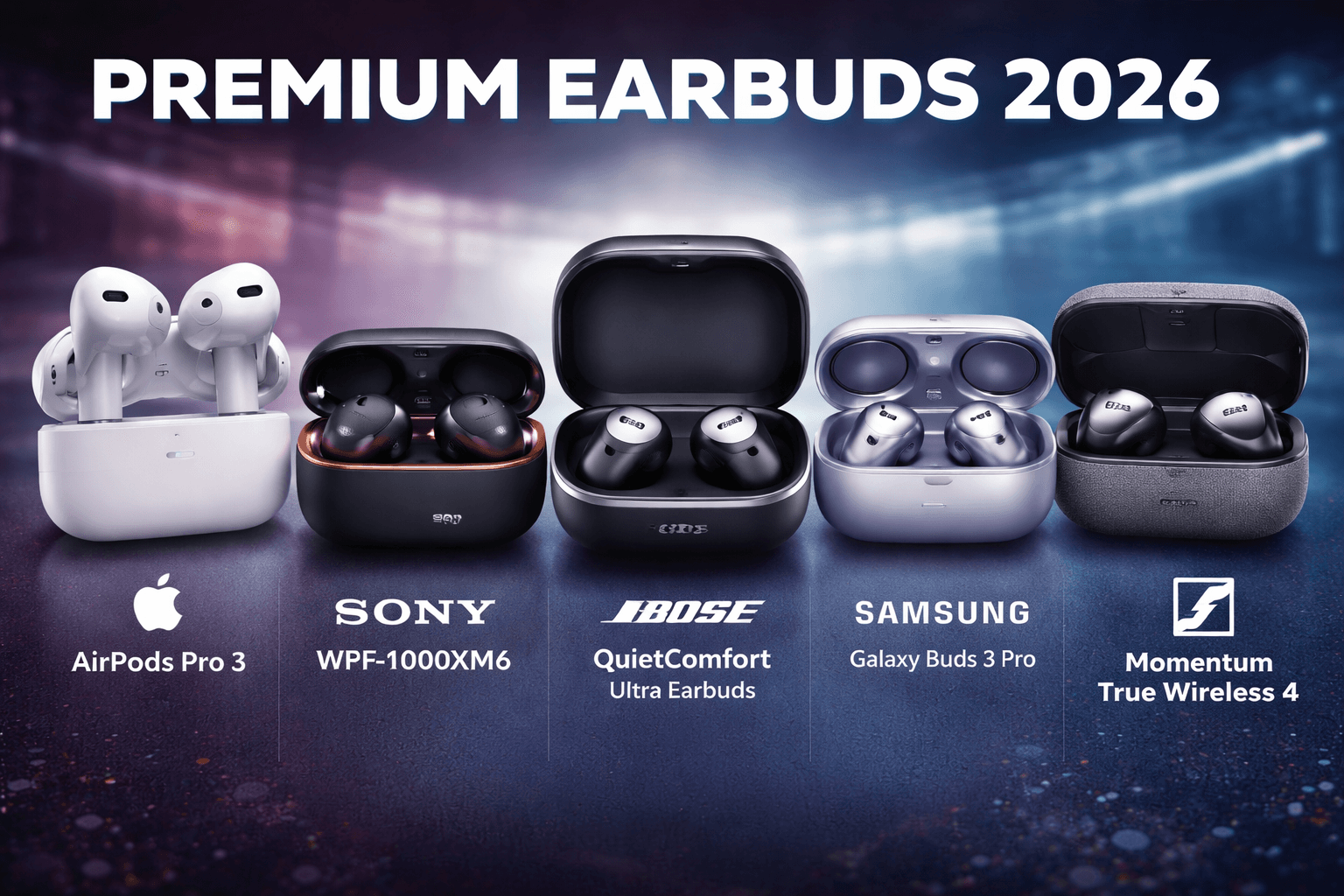Mid-range wireless earbuds 2026: excellent value with ANC and solid battery life ($65-135 USD equivalent)