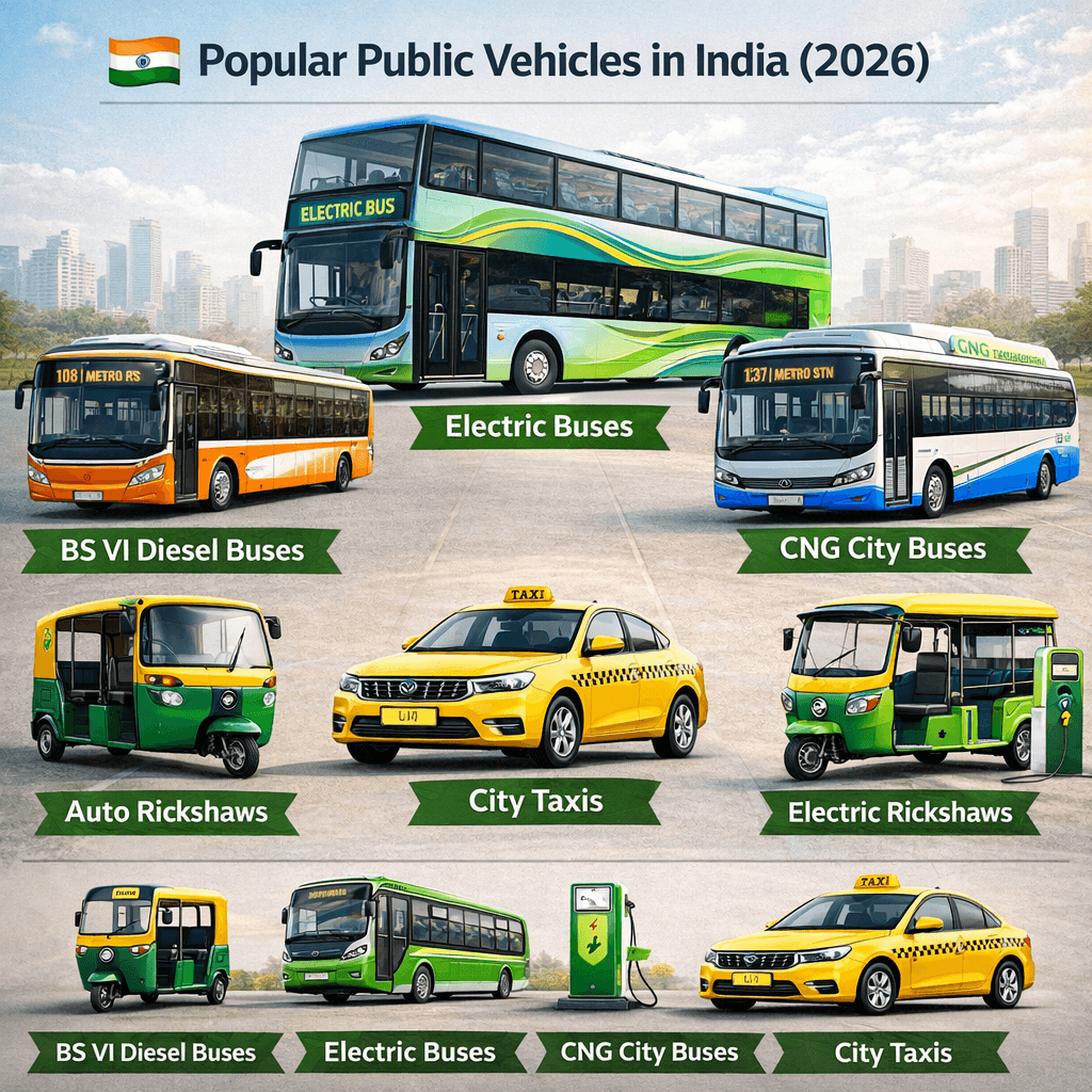 Public Vehicles in India (2026): Bus Fleet Expansion, EV Revolution & State-Wide Modernization