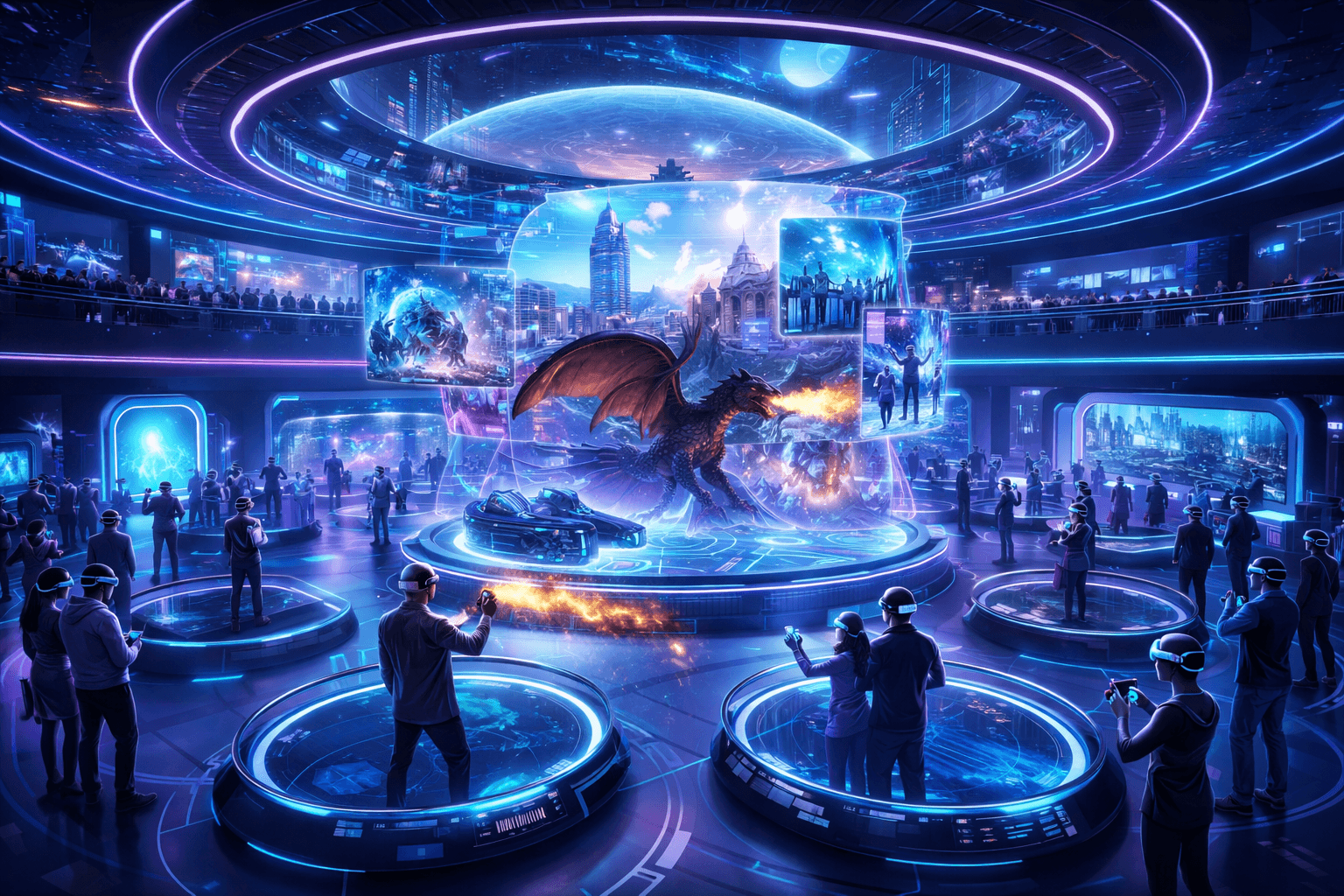 VR concert experiences: from live artist performances to music festivals—immersive entertainment generating billions in revenue